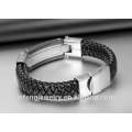 2015 fashion sports Bracelet With 316L Stainless Steel Bracelet made by Lefeng jewelry manufacture